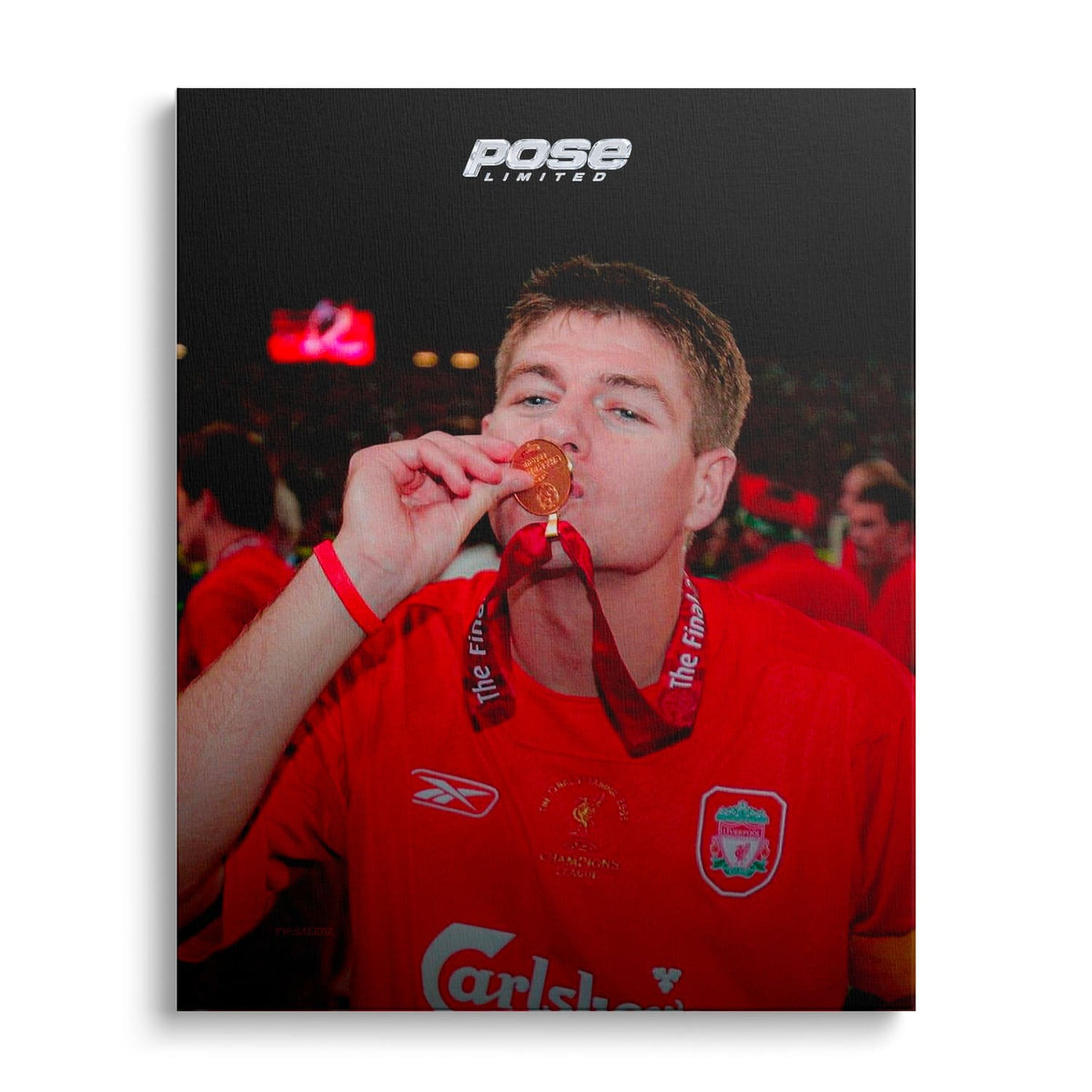 TOILE - Steven Gerrard - 40x50cm