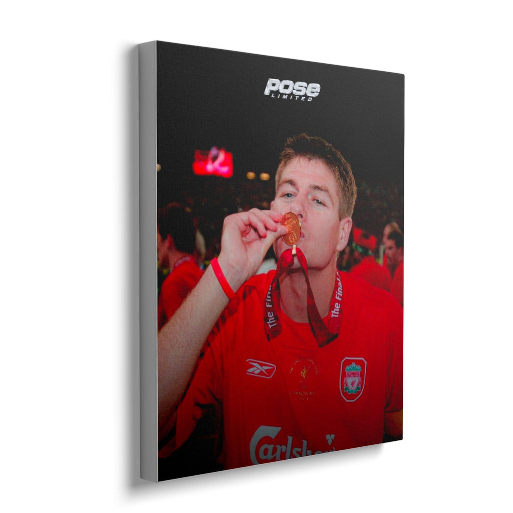 TOILE - Steven Gerrard - 40x50cm