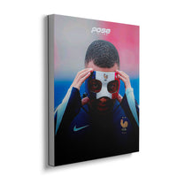 TOILE - Kylian Mbappé - 40x50cm