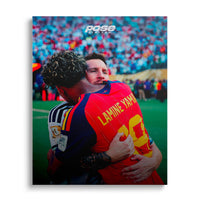 TOILE - Lionel Messi X Lamine Yamal - 40x50cm